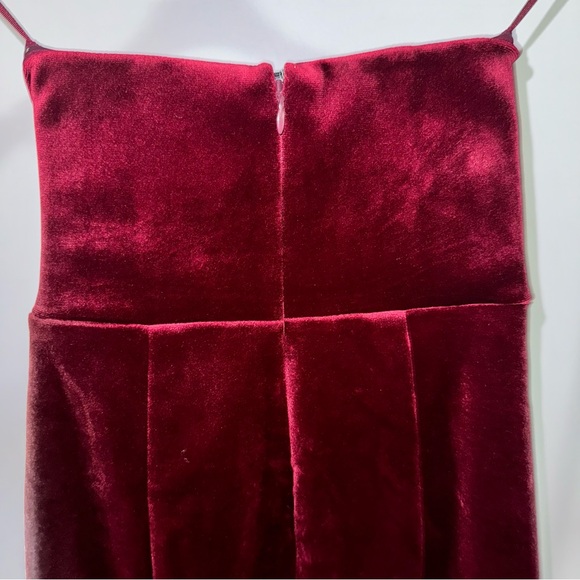 Express Red Velvet Sweetheart Neck Strapless Midi Sheath Dress Size XS NWT! - Picture 9 of 11